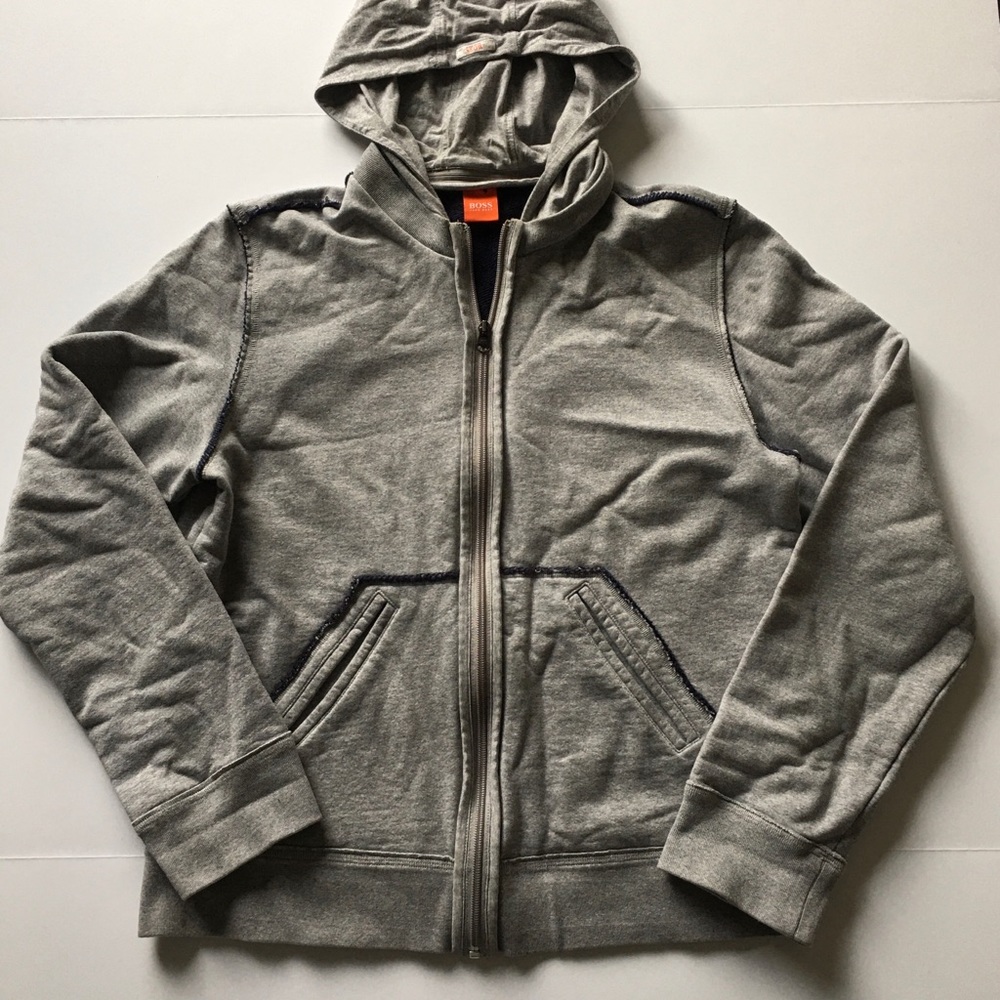 💐Hugo Boss hooded jacket with rmvbl hood wmns L